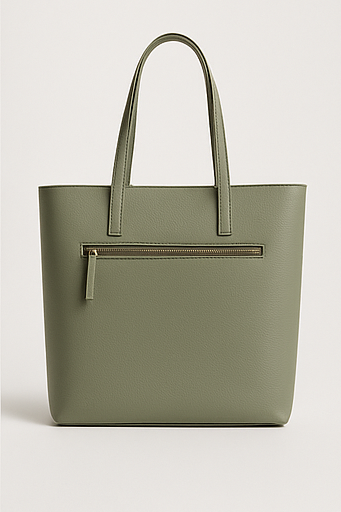 תיק טוט ירוק מרווה Sage Tote